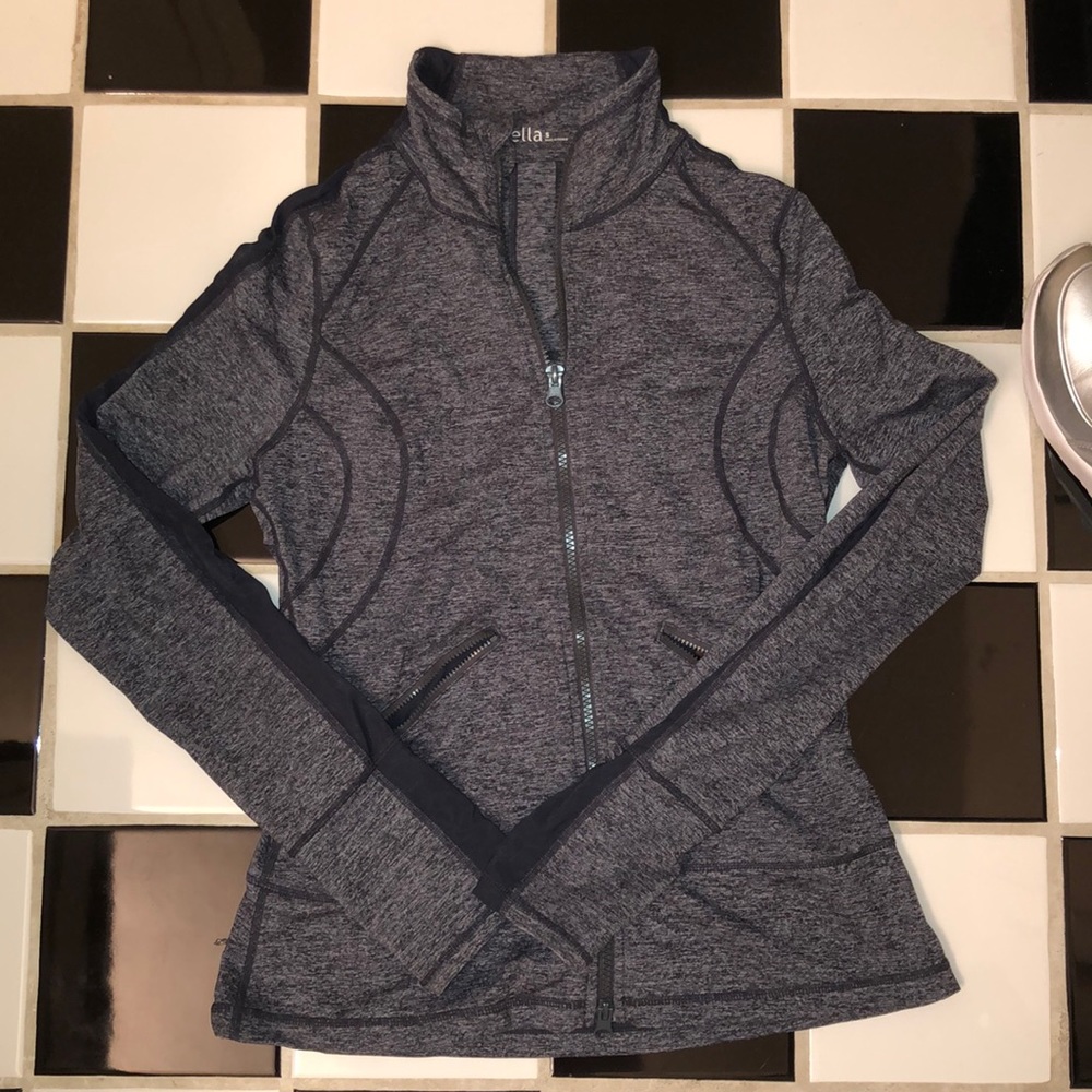 Zella Heather Grey ZIP Up!
